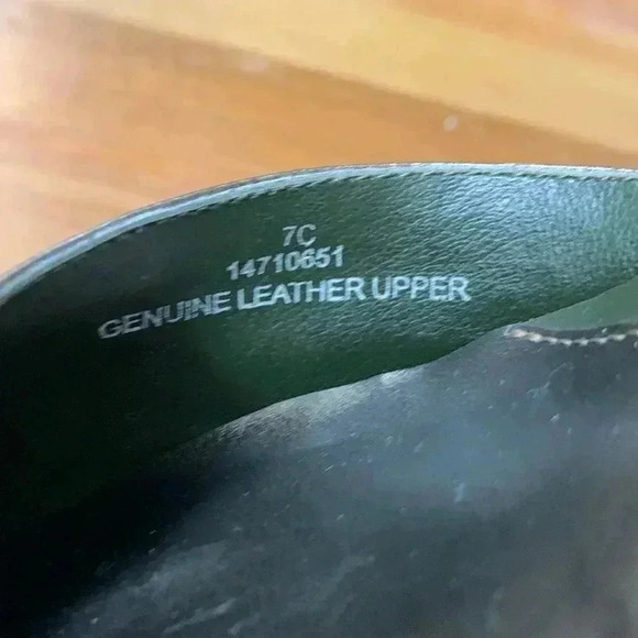 Vintage Pierre Michel Delicate Olive Green w Bronze Trim, Ankle  Strap Heels - Picture 11 of 13